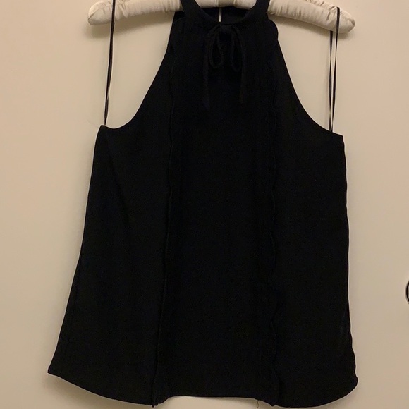 NWT Victoria Beckham for Target Scallop Black Top - Picture 3 of 8